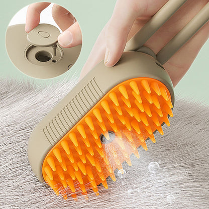 3-in-1 Cat Dog Steam Brush