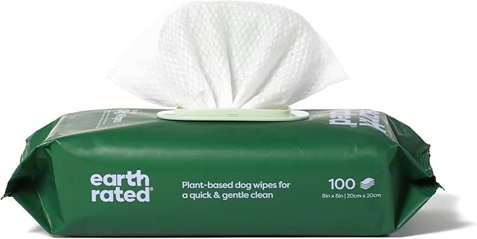 Earth Rated Dog Poo Bag Refill Rolls and Grooming Wipes Bundle, 270 Leak Proof and Extra Thick Waste Bags and 100 Plant Based Thick Grooming Wipes, Lavender Scented