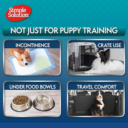 Simple Solution Extra Large Absorbent Premium Dog and Puppy Training Pads -Pack of 10