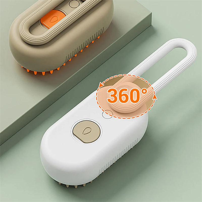 3-in-1 Cat Dog Steam Brush