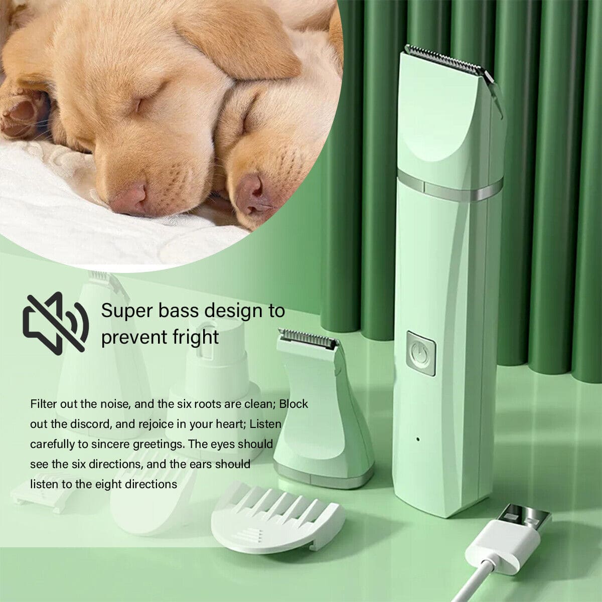 Cordless Pet Grooming Clippers